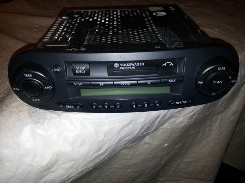 00 01 02 03 04 vw beetle am fm radio cassette oem 