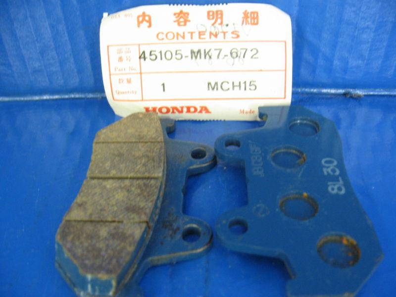 Honda vt700c shadow front wheel brake pads