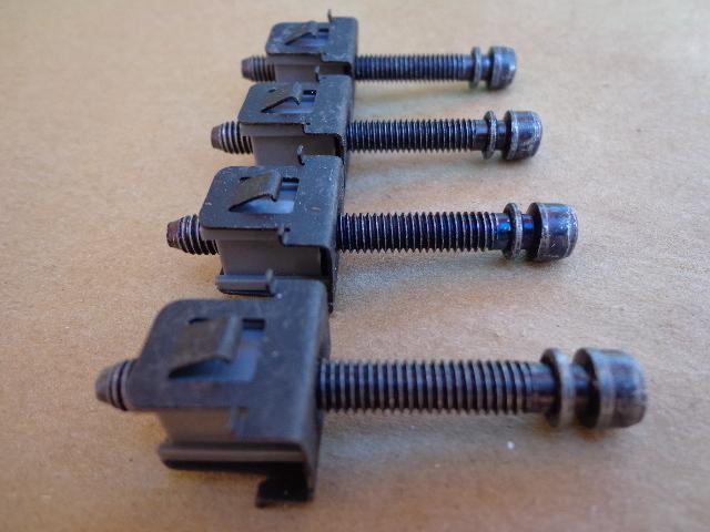 4 nos headlamp adj. nut & screws-fits 78-86 ford trucks van bronco ranger 773-11