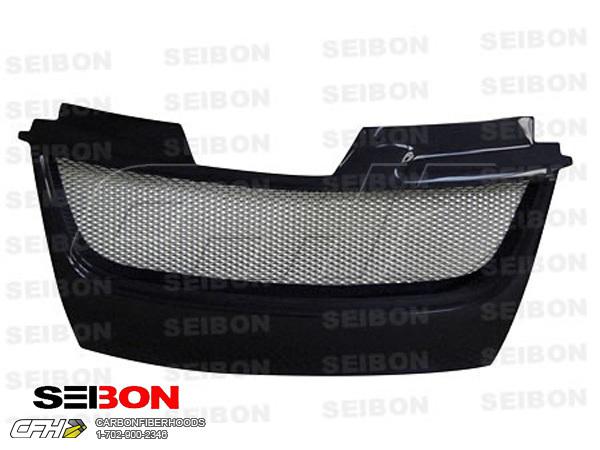 Seibon carbon fiber td-style carbon fiber front grille grill volkswagen golfgti