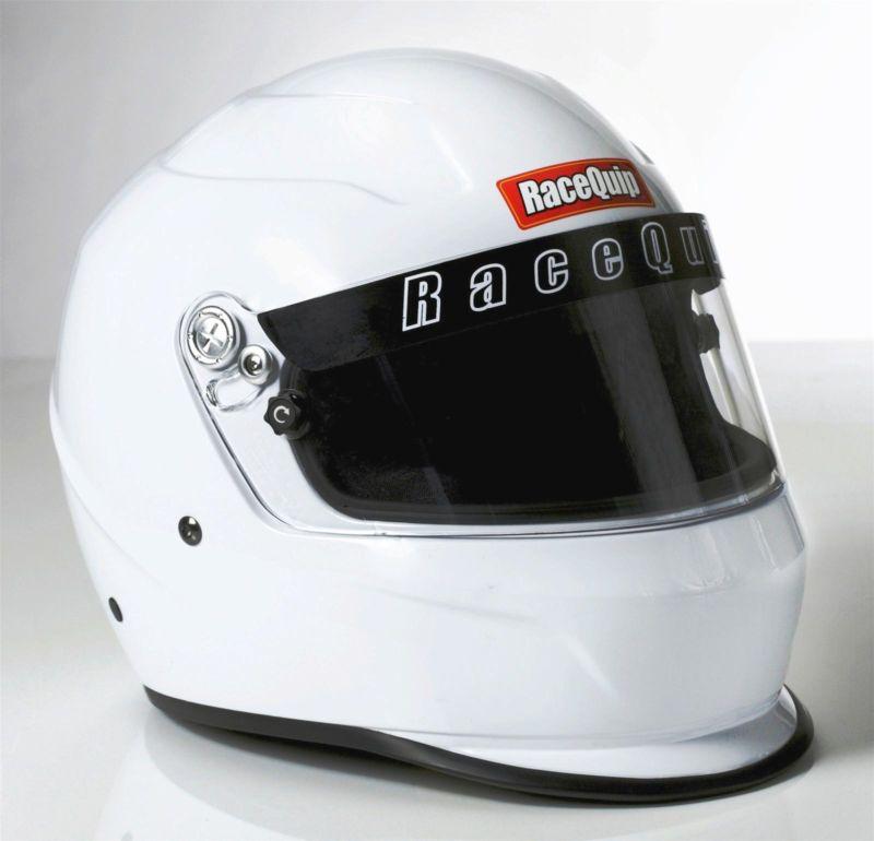 Racequip 284115 sa2010 white men's large full face helmets -  rqp284115