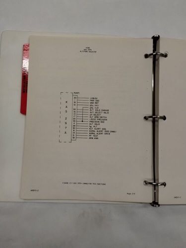 King kas 297a altitude selector maintenance/overhaul manual-original