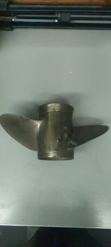 Mercury quicksilver vintage antique brass boat prop 48-29661-13