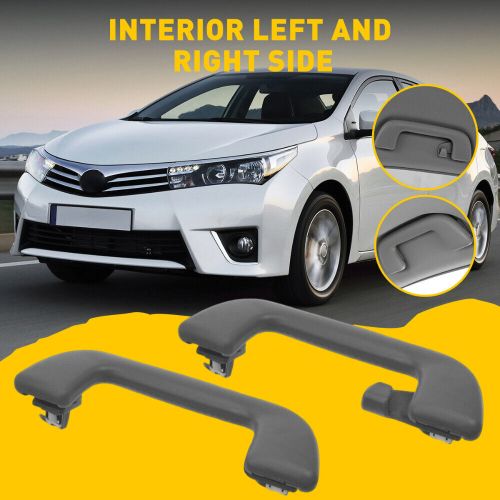 2pcs inner frontrear roof ceiling pull handle for toyota corolla yaris vios