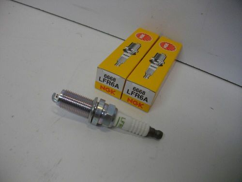 Ngk lfr6a / 6668 spark plug pack of 2 each outboard marine boat