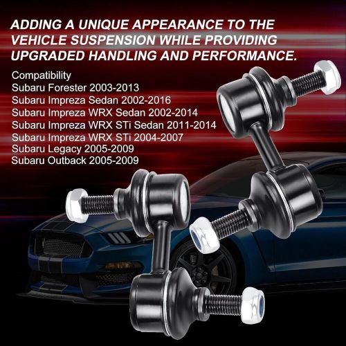 2pc front stabilizer sway bar end links fit for subaru impreza 2008-2014 2015