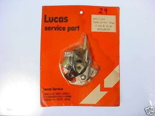 Ignition tune up kit fits dodge colt 1974 1975  new lucas  tk29