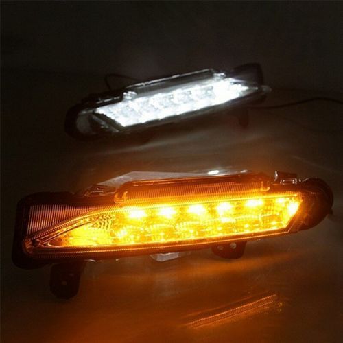 For toyota yaris 2017-2019 front drl daytime running light fog light 1 pair