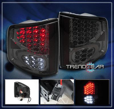 94-04 s10/sonoma/96-00 hombre led tail brake lights smoke 95 97 98 99 01 02 03