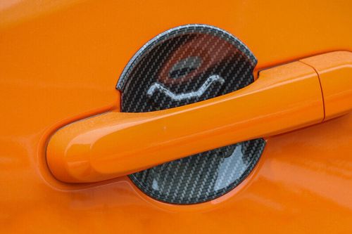 For 2015-2020s jeep renegade carbon fiber exterior outside door bowl cover trim