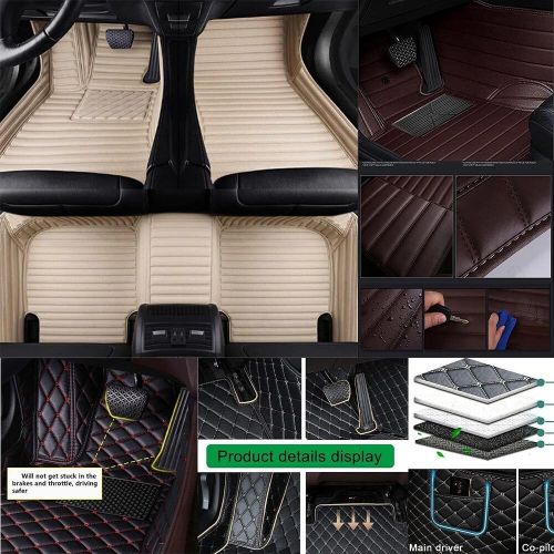 For jaguar luxury car floor mats custom cargo carpets waterproof liner car mats