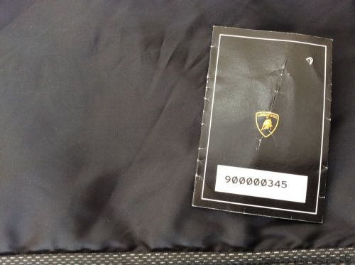 Genuine lamborghini huracan carbon look outdoor  car cover &amp; bag p/n 900000345