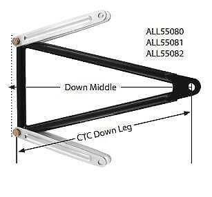 Allstar all55084 jacobs ladder - compact - adjustable - 12-1/4 in long -