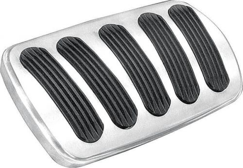 1962-67 nova lokar billet brake pedal pad with auto trans - curved style -