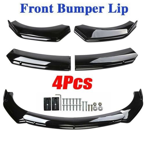 For jeep grand cherokee srt/srt8 front bumper lip splitter spoiler glossy black