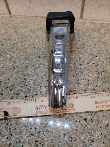 Quart can opener huffman 1009 oil can pouring spout metal chrome harden tool