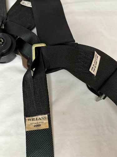 Vintage racing safety seat belt by williams (expired 2009)