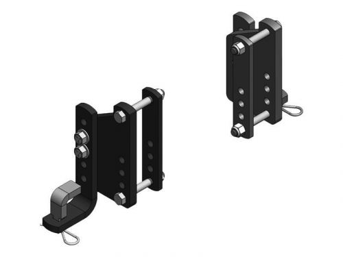 Blue ox    bxw4074    kit  l brackets w  mounts  pai