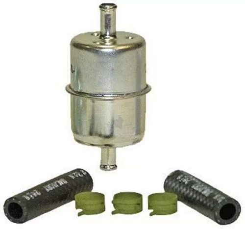 33033 universal in-line fuel filter with 3/8Â€ clamp-on inlet/outlet, max pressu