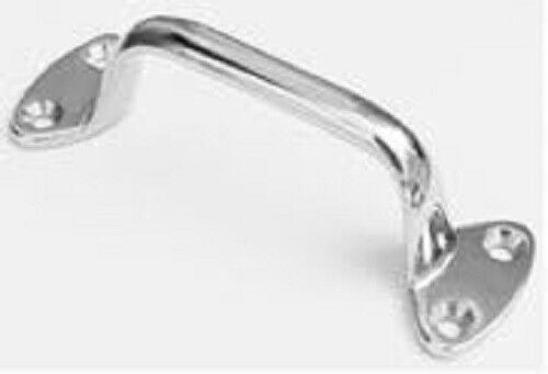 Marine grade heavy duty stainless steel grab handle with 4 holes silver new