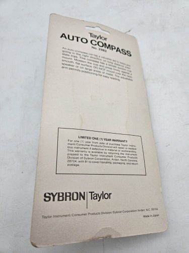 Vintage navigator compass taylor instrument co. #2982 boat/car/truck sealed
