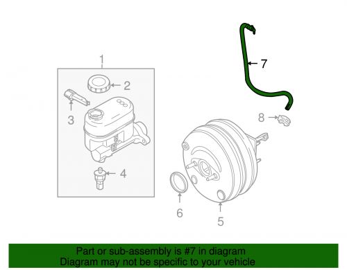 Genuine ford tube assembly 8c2z-9c482-c