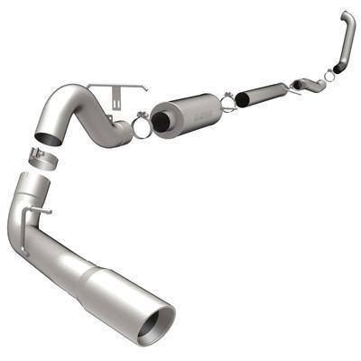 Magnaflow system turbo-back stainless polished stainless tip ford excursion 7.3l