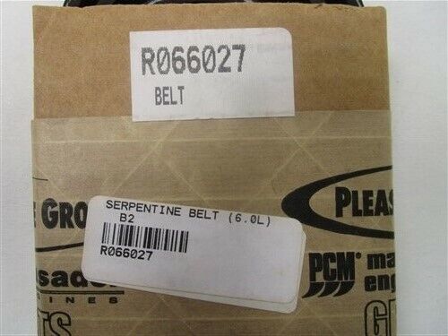 Pleasurecraft crusader pcm serpentne belt 6.0l r066027 marine boat