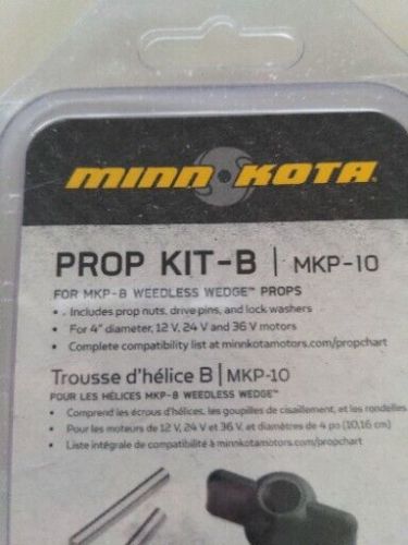 Minn kota mkp 10 prop nut kit b.  fits mkp 4 and mkp 8.  4&#034; dia motors. new