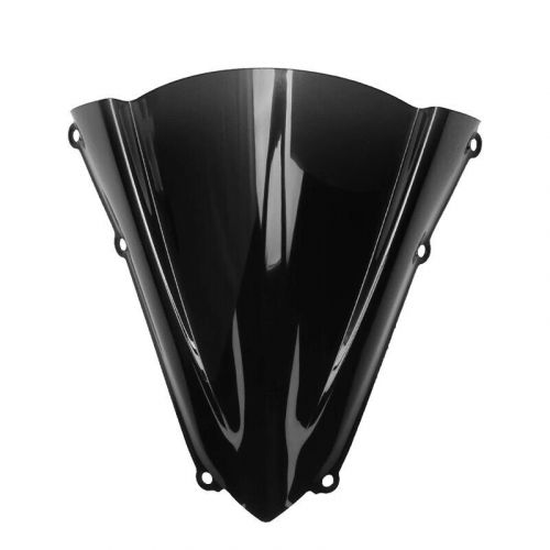 Motorcycle windscreen windshield for kawasaki ninja h2r h2 2015-2024 (black)