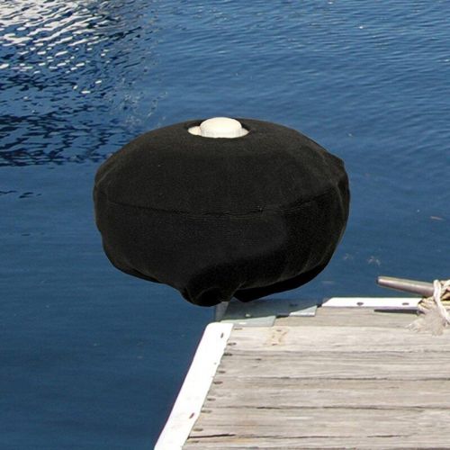 Taylor made 5301b - 18&#034; d black acrylic dock wheel cover