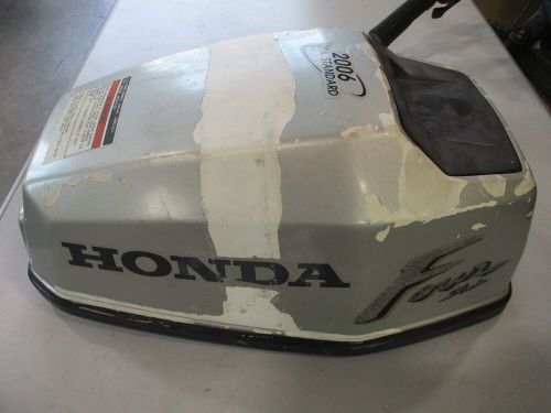 Honda outboard hood for a 5 hp silver motor