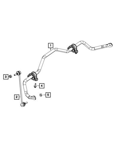 Genuine mopar stabilizer bar link 68073033ab