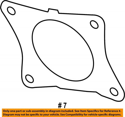 Ram chrysler oem 13-18 3500 6.7l-l6 exhaust-filter gasket 68065844ab