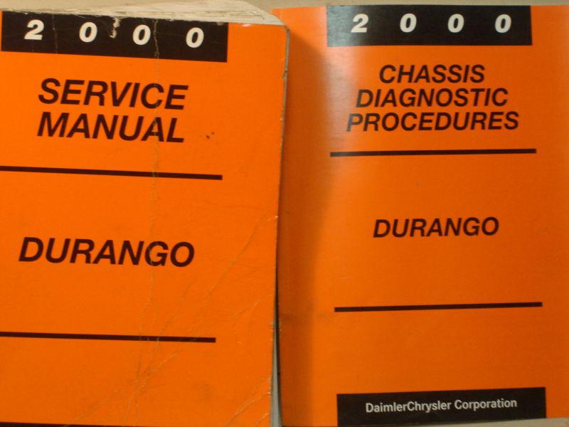 2000 dodge durango dealer service manuals