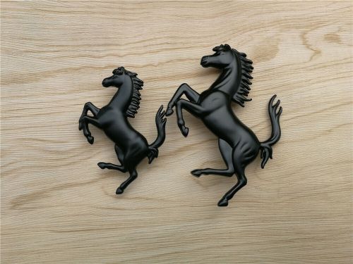 Ferrari 458 italia front &amp; rear bumper horse badge emblem black kit brand new