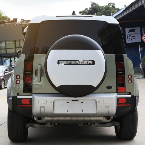 Rear spare tyre tire wheel cover fuji white fit lr defender 110 130 90 2020-2025