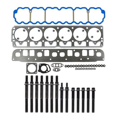 Dnj hgb1126 cylinder head gasket set bolt kit for 1996-1998 jeep cherokee 4.0l