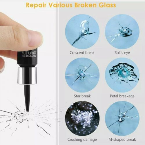 5 pcs automotive glass repair fluid car window glass crack chip nano repair tool