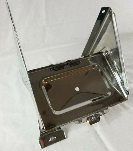 Chevrolet chevy gmc truck stainless battery tray assembly w/bracket 1967-1972