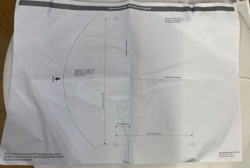 Raymarine rd218 2kw 18&#034; analog radome complete