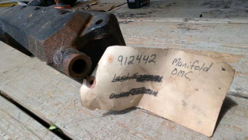 Oem omc v8 185 hp exhaust manifold 912442 nos