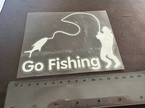 Car sticker quality funny badge decals 4x4 4wd outdoor- go fishing