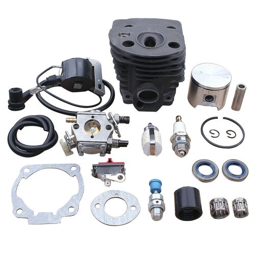 46mm cylinder piston carburetor gasket kit fit for husqvarna 55 50 51 hh