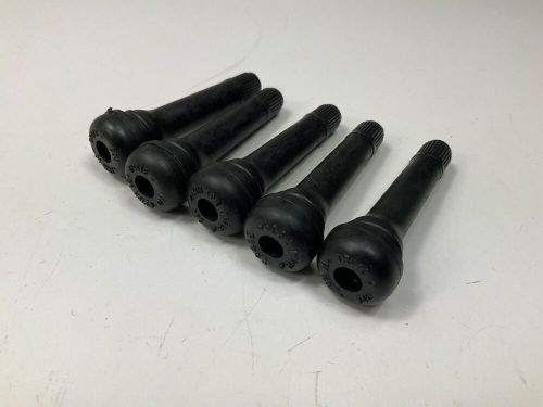 (50) haltec tv418 tire valve stems snap-in, rubber sleeve, 0.453&#034; valve hole