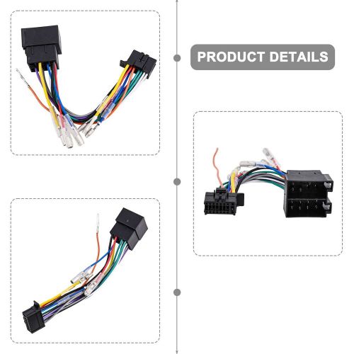 Reliable compatibility wiring harness connector for pioneer dehmvh iso