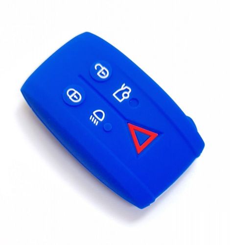 Key cover for jaguar remote key xf xk xkr x s e f type smart keyless silicone 5