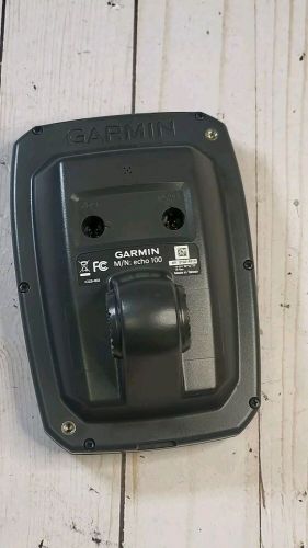 Garmin echo sonar 100 fishfinder w/ down imaging / down vu boat marine no cords