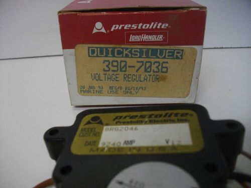 Mercury marine quicksilver mercruiser 390-7036 voltage regulator oem prestolite