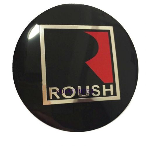 Roush steering wheel center badge aluminum square r car emblem for mustang